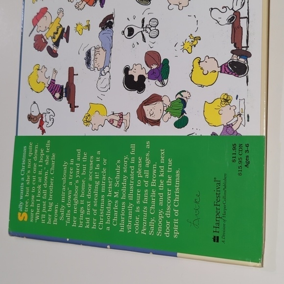 Charles M Schulz Sally's Christmas Miracle Hardback Book (1996) VTG - Picture 5 of 8